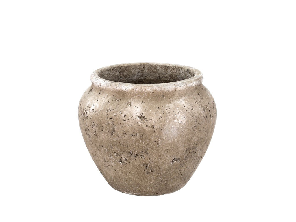 Decoration jar Loev H25 Cement