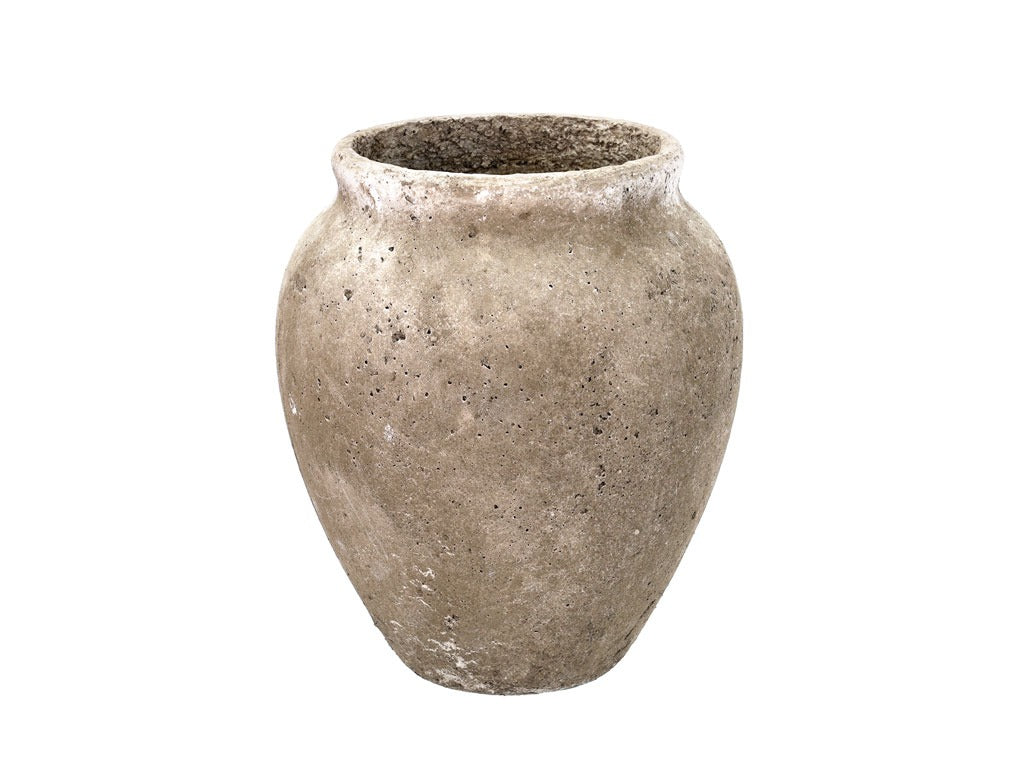 Decoration jar Loev H35 Cement