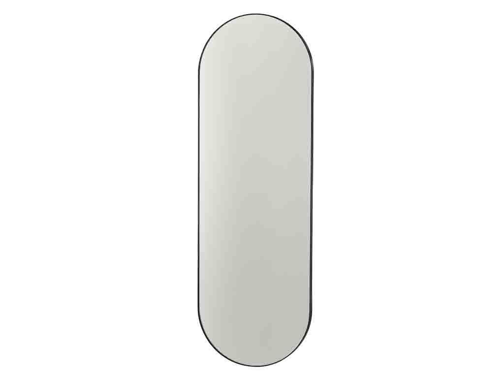 Mirror Vasto 90x30 cm Black Iron/Mirror