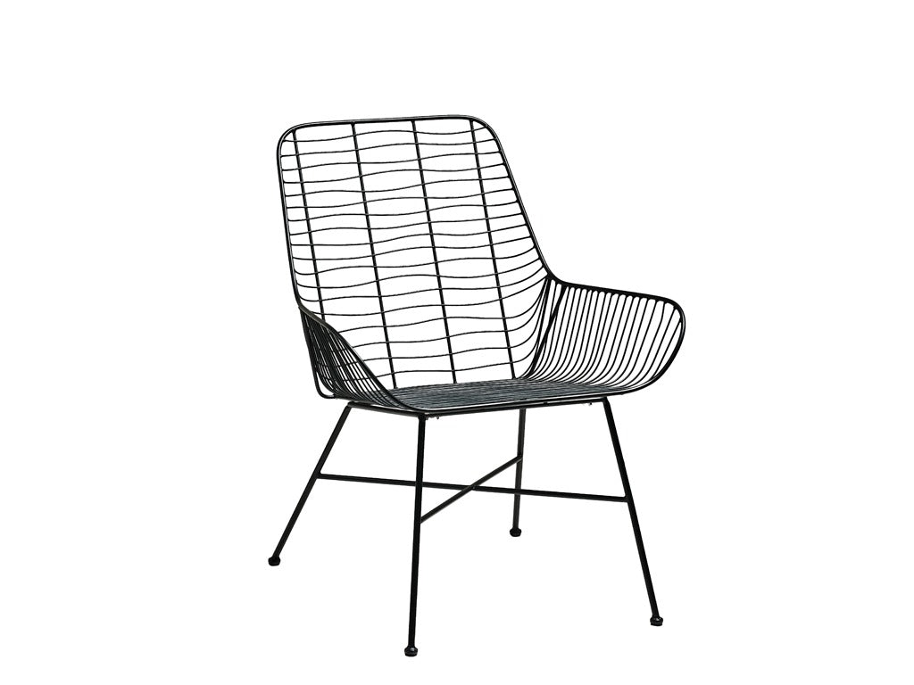 Chair Svale 67x63x77 cm Black Iron