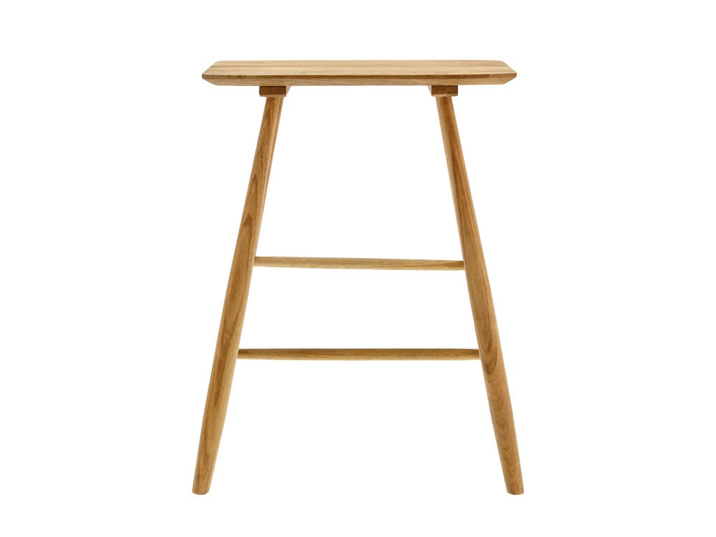 High stool Bodo 46.5x28x64 cm Nature oiled Solid oak