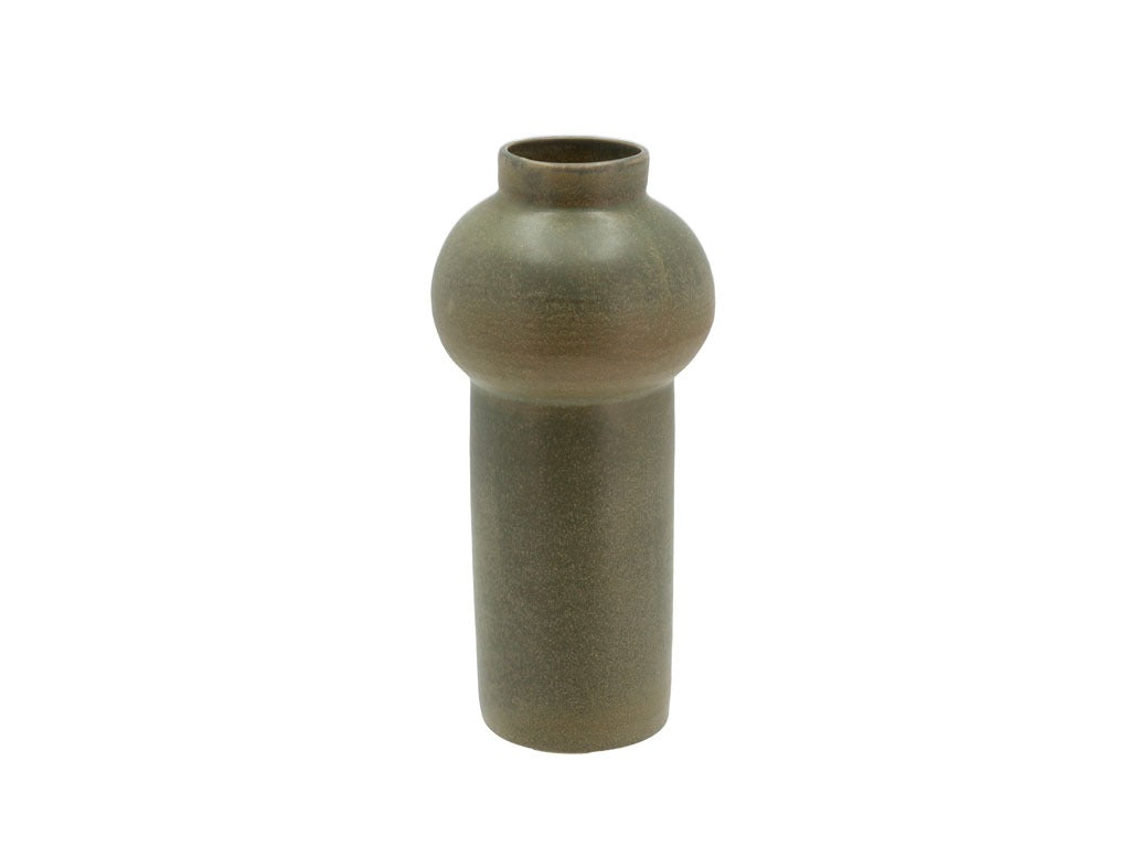 Vase Rost 14 x 30cm Green Stoneware