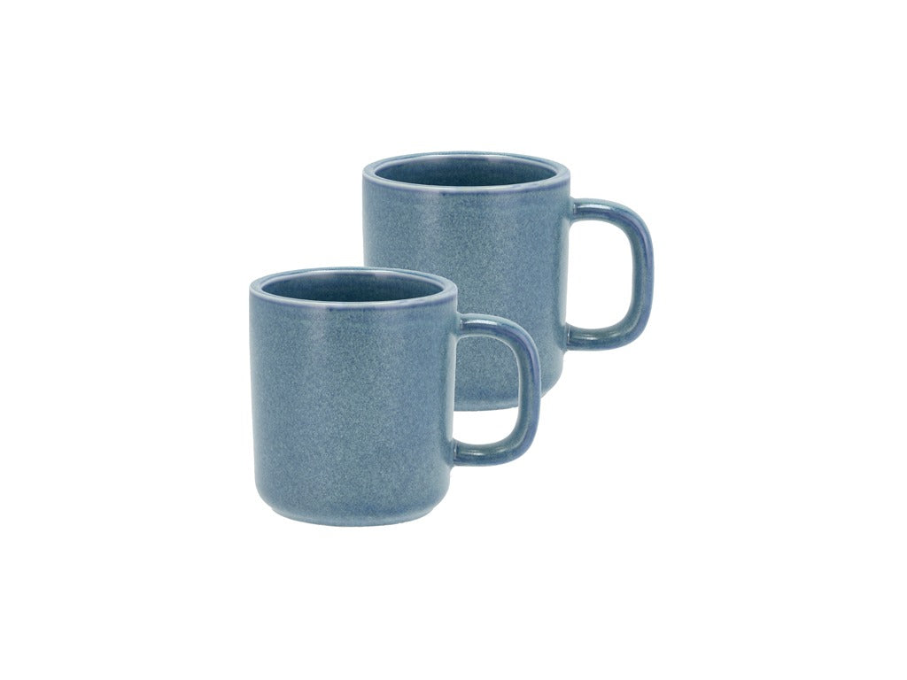 Mug Fjord 0.25 liter 2 pcs Blue Porcelain
