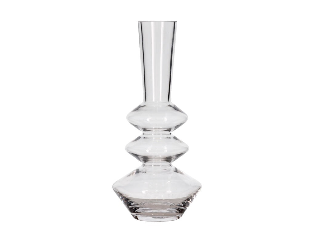 Vase Trio D14 x 30.5 cm Clear Glass