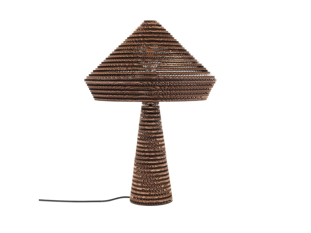 Table lamp Alk D42 x 54 cm Brown Cardboard
