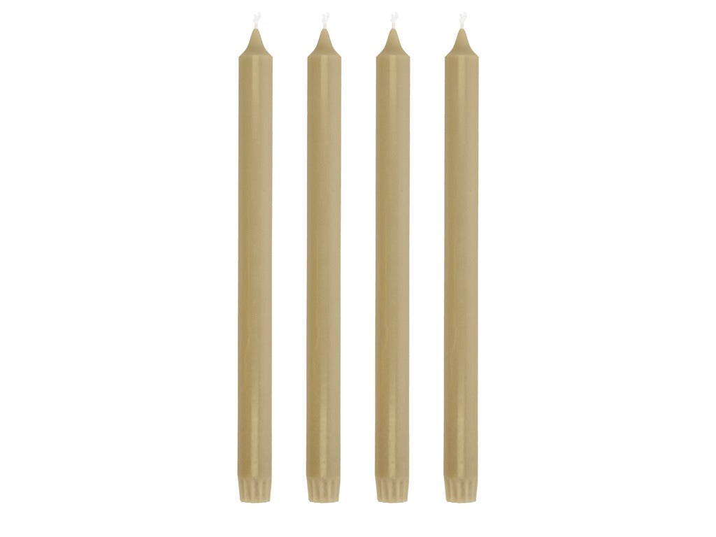 Crowntop candle Aia 30 cm 4 pcs Sand Stearin