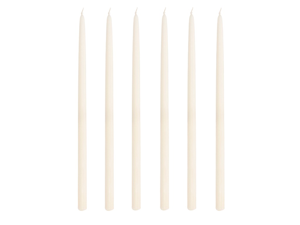 Taper candle Altri 30 cm 6 pcs Cream Paraffin