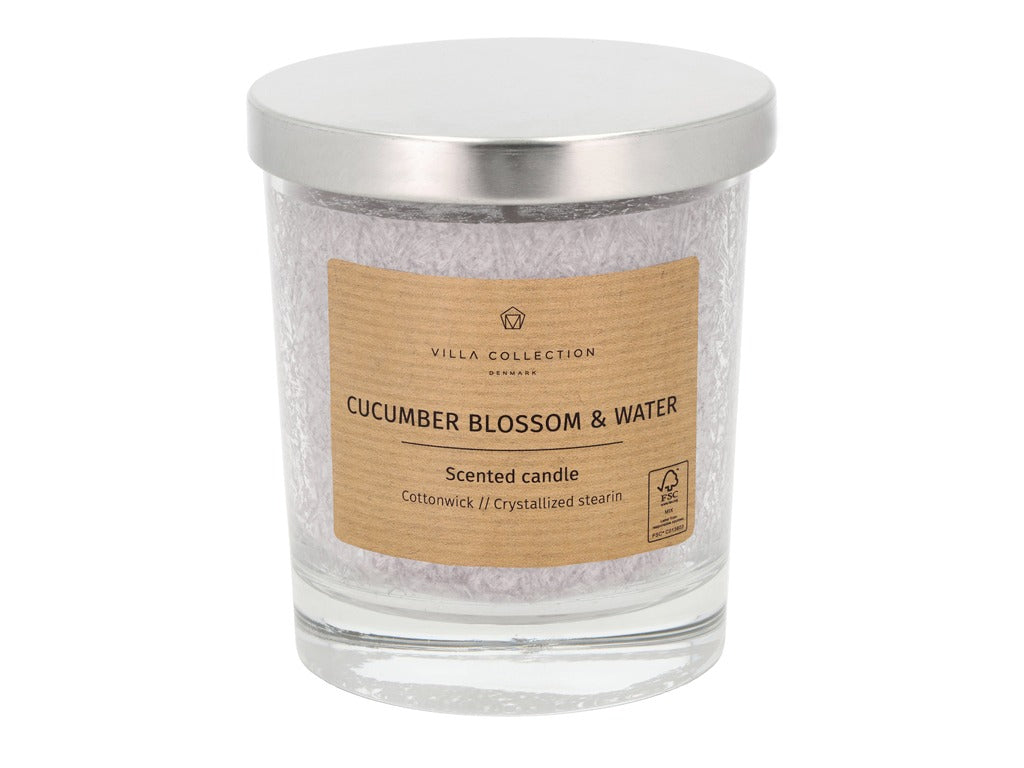 Fragrance candle Kras D8.5 x 10 cm Lilac Stearin