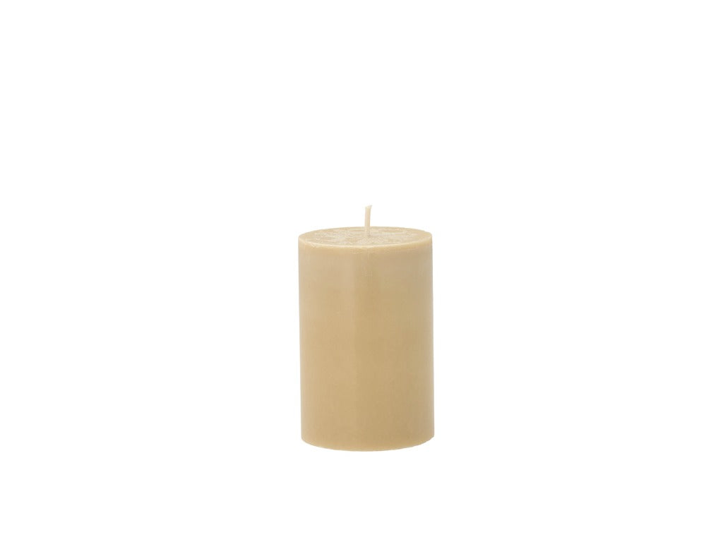Pillar candle Trae D6 x 9 cm Camel 100% Stearin