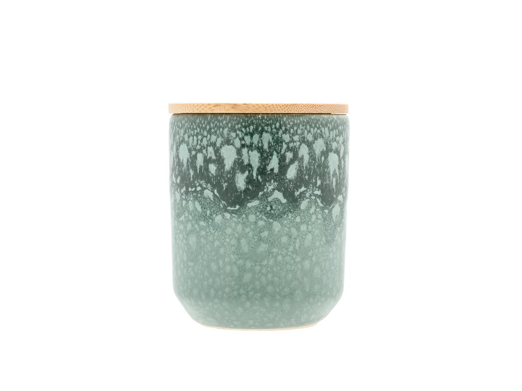 Fragrance candle Iris Coconut Mango 8 x 9.5 cm Green
