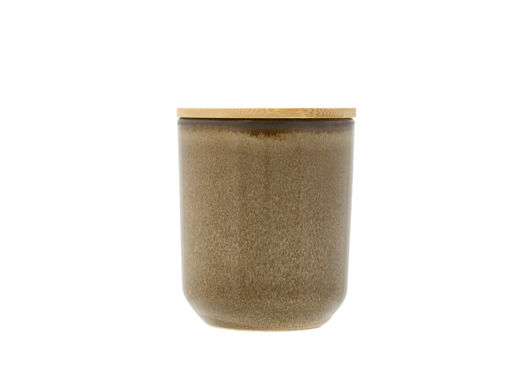 Fragrance candle Iris Peachy Apricot 8 x 9.5 cm Brown