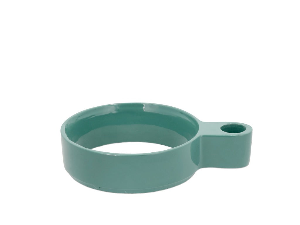 Candlestick Halo 16 x 3.6 cm Blue Aluminum