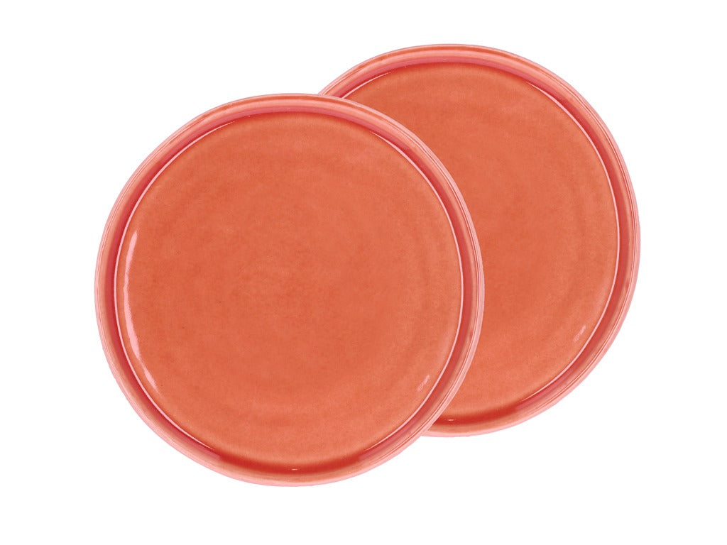 Dessert plate Allure 17 cm 2 pcs Amber Stoneware