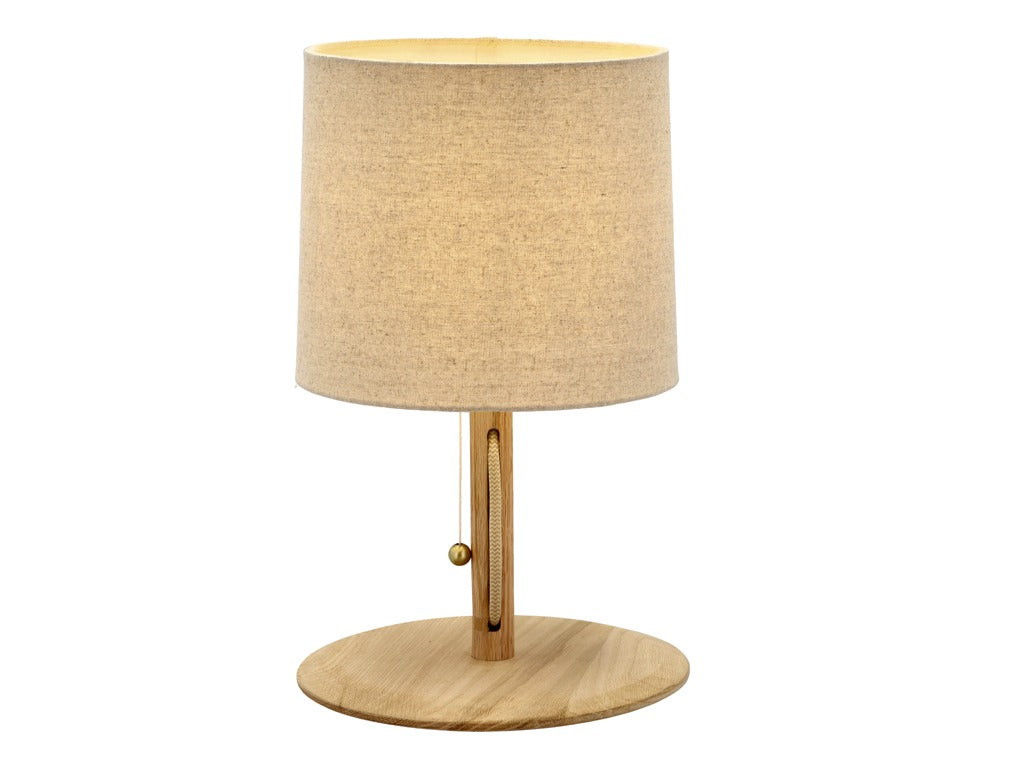 Table lamp Barv 26 x 41 cm White washed Solid oak