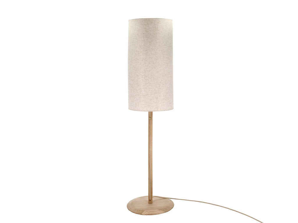 Floor lamp Barv 38 x 143.5 cm White washed Solid oak