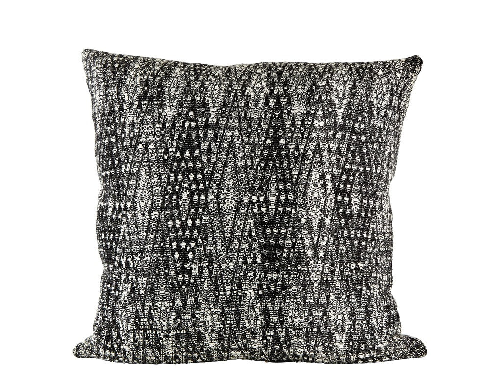 Cushion w. down filling 45x45 Black/White