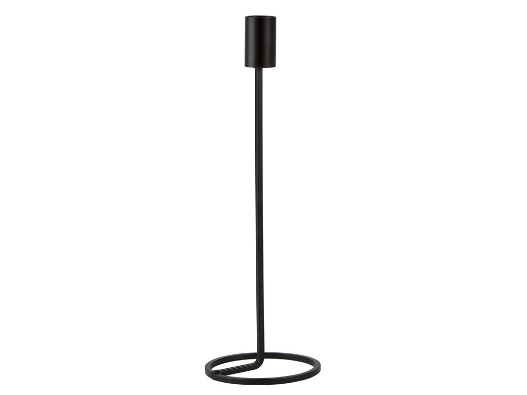 Candlestick Amat D9.5 x 28.5 cm Black Iron