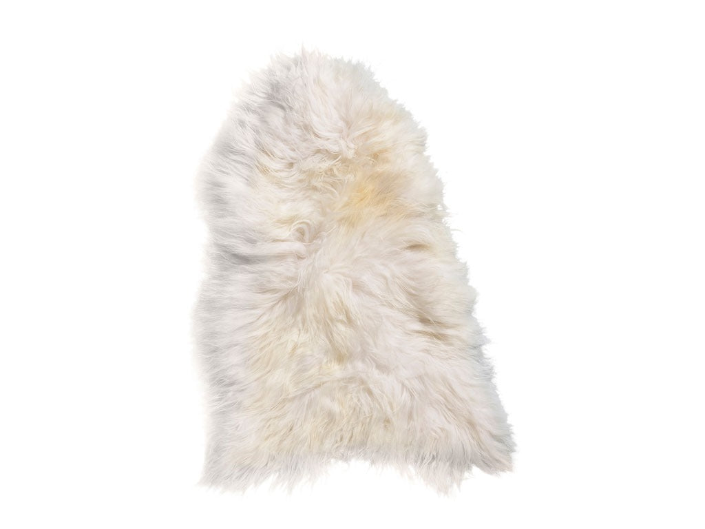 Faroese sheepskin Villi 120x80cm White