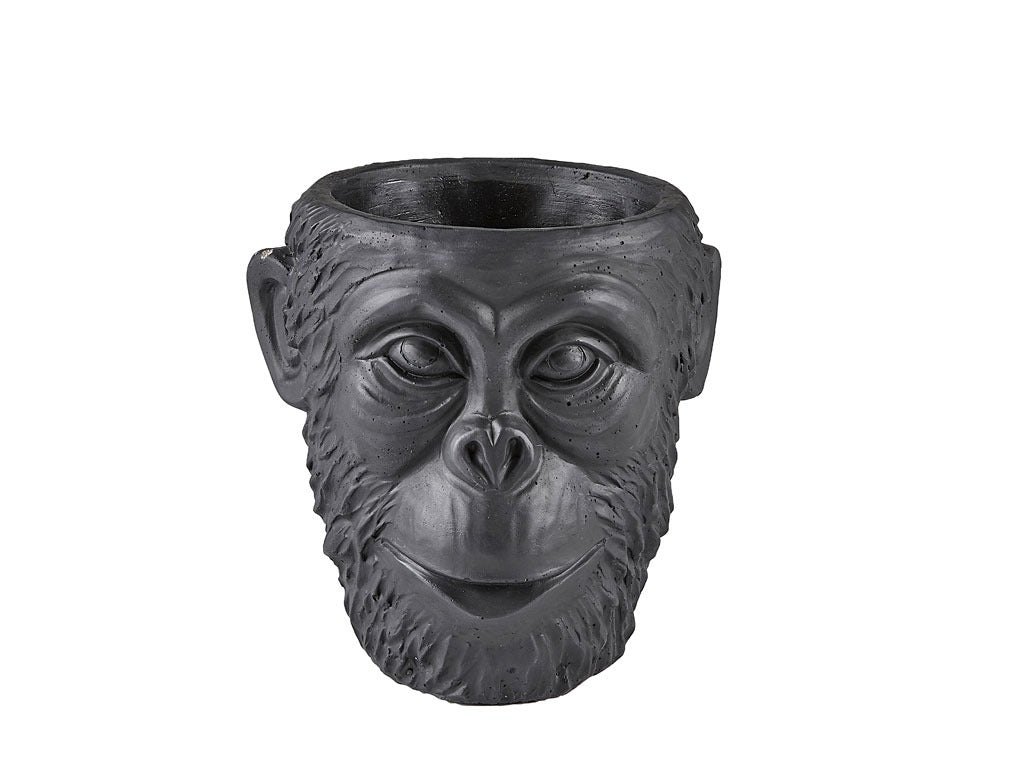 Flowerpot Calbe Gorilla D19x19 Black Cement