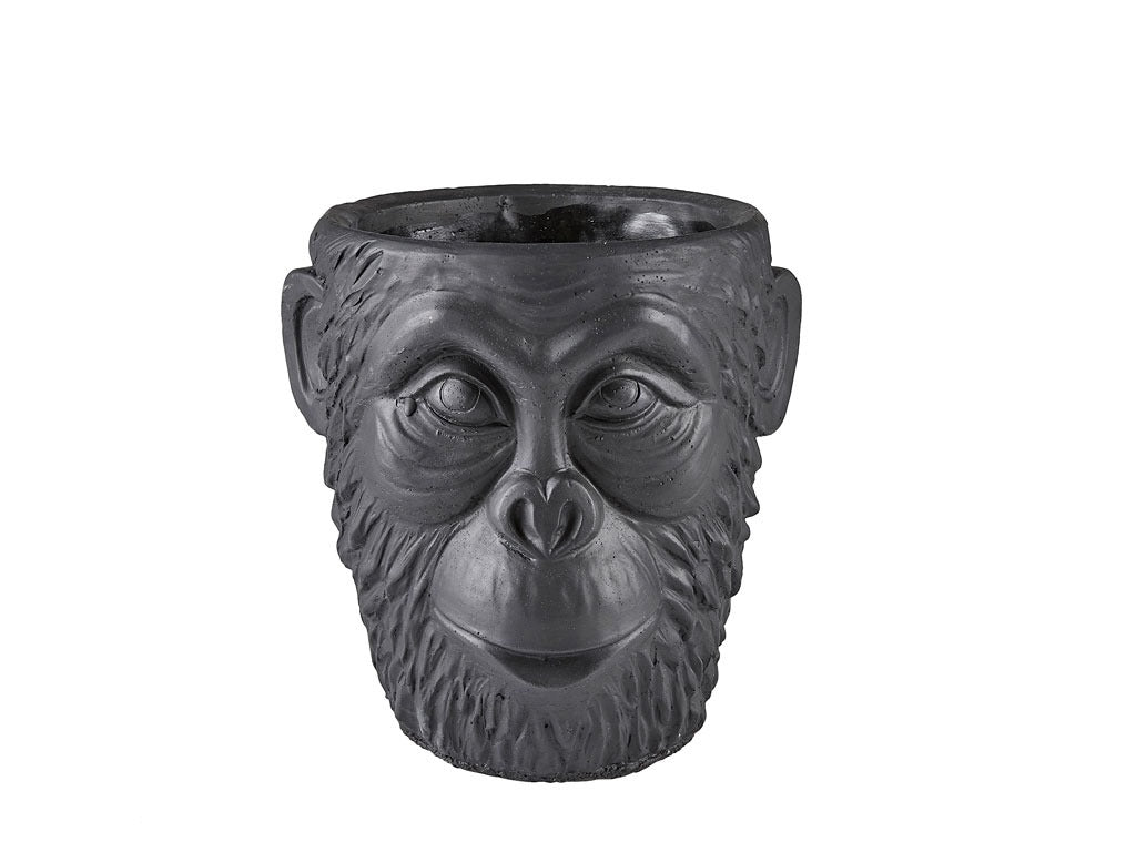 Flowerpot Calbe Gorilla D22x22 Black Cement