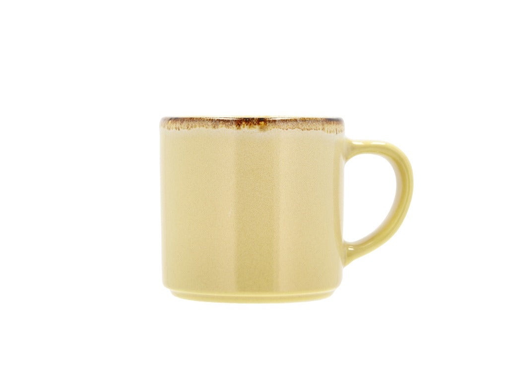 Mug w. handle Iris 0.4 liter Yellow Stoneware