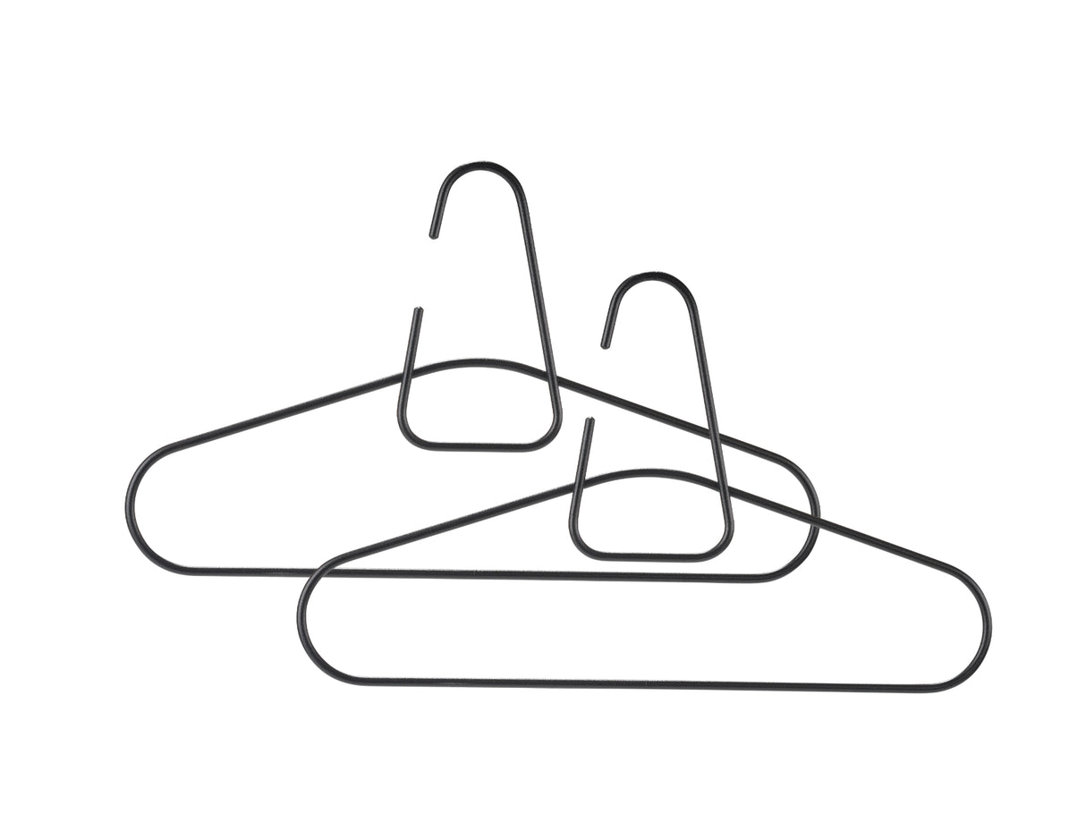 Hanger 2 pcs. A-hanger Black Metal