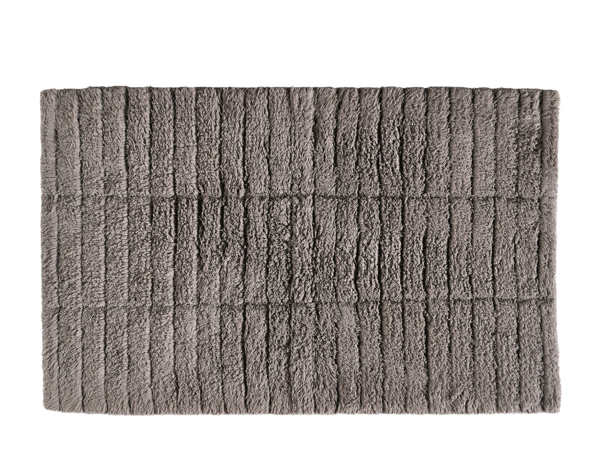 Bath mat Tiles Gull Grey
