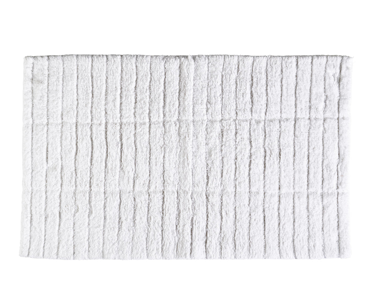 Bath mat Tiles White