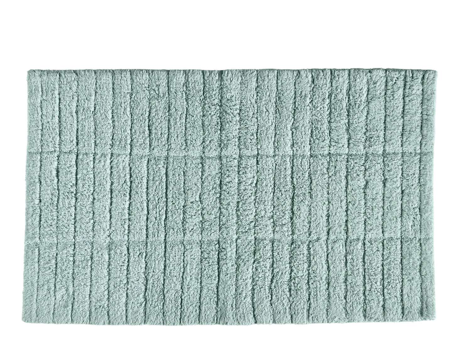 Bath mat Dusty Green Tiles