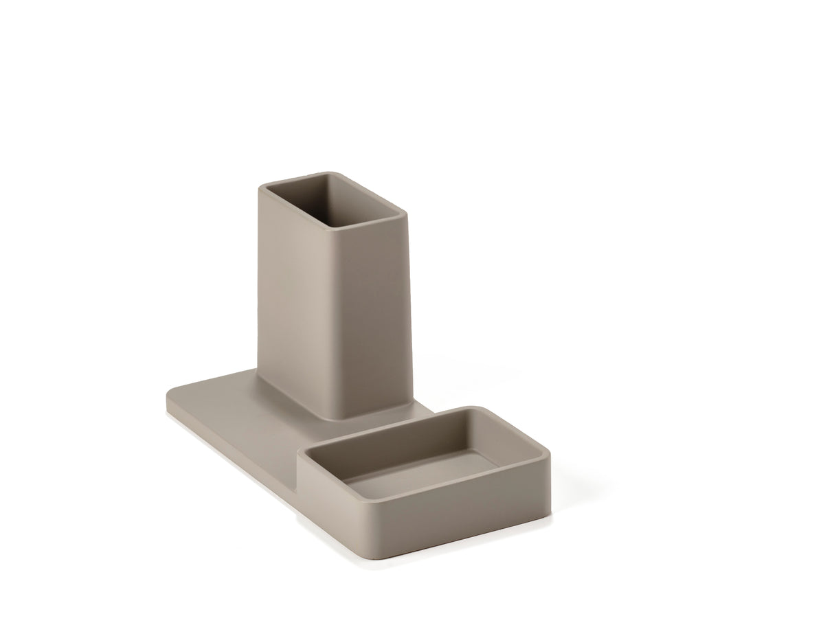 Pen holder Pebble grey Cement