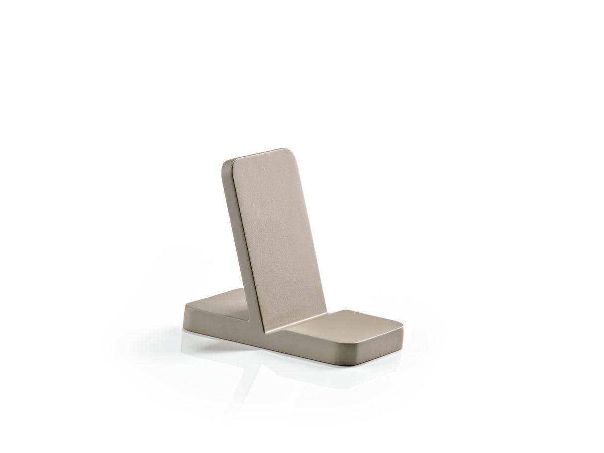 Mobile phone holder Pebble grey Cement