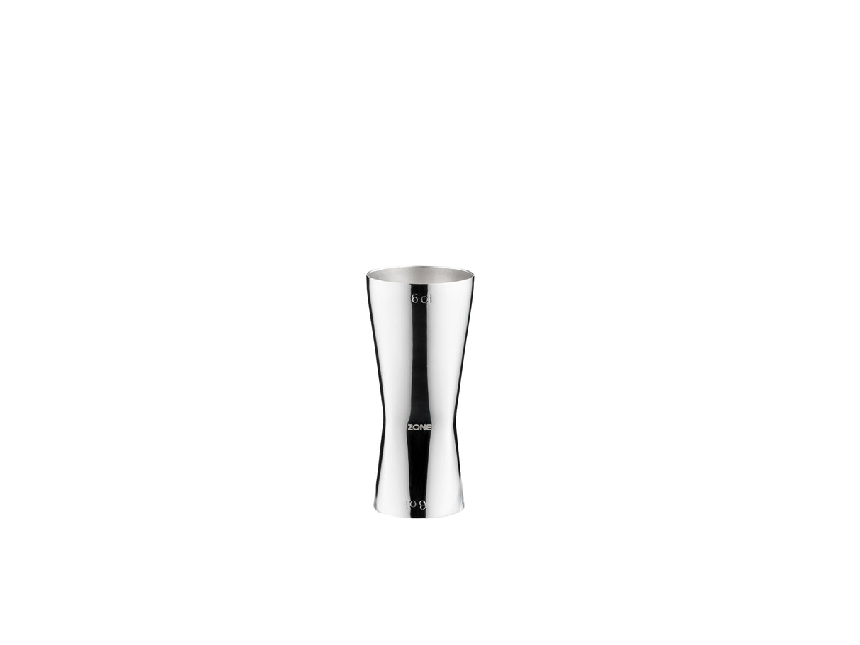 Jigger Rocks 3/6 cl Polished Steel