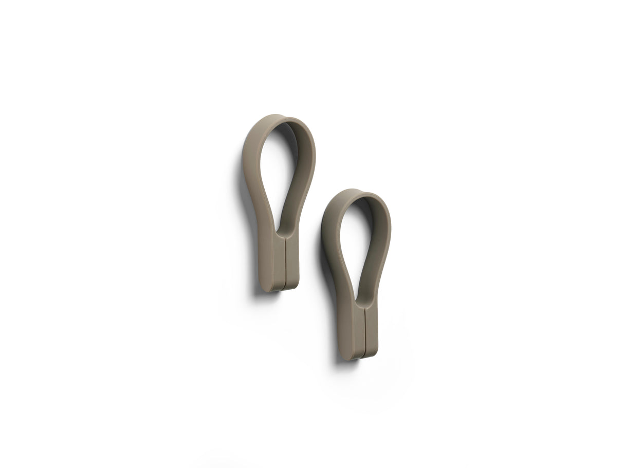 Towel strap Loop magnet 2 pcs Taupe