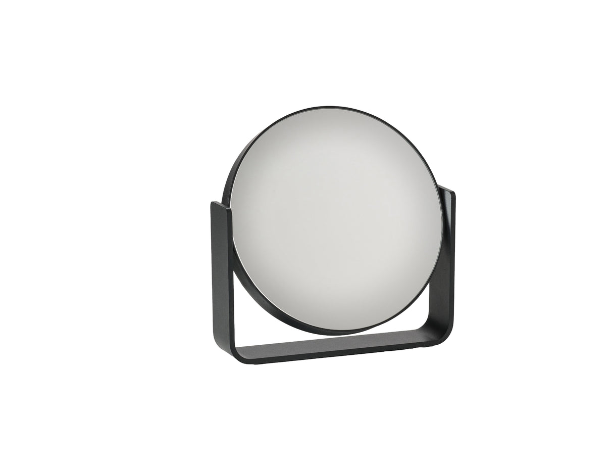 Table Mirror w. 5x magnification Ume Black