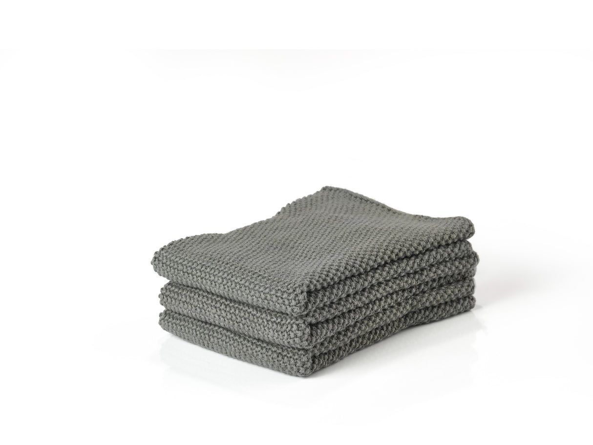 Dish cloth 3 pcs Olive green