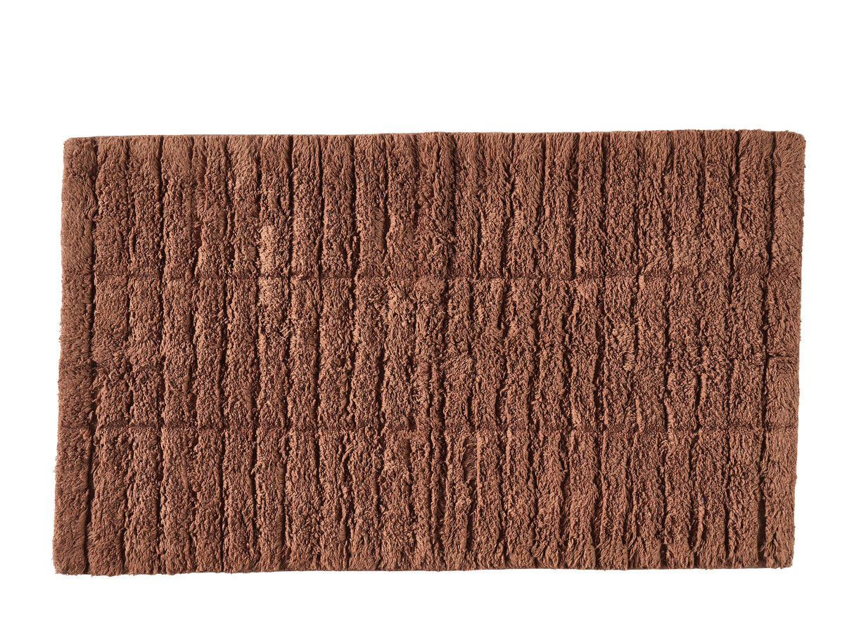 Bath mat Tiles Terracotta