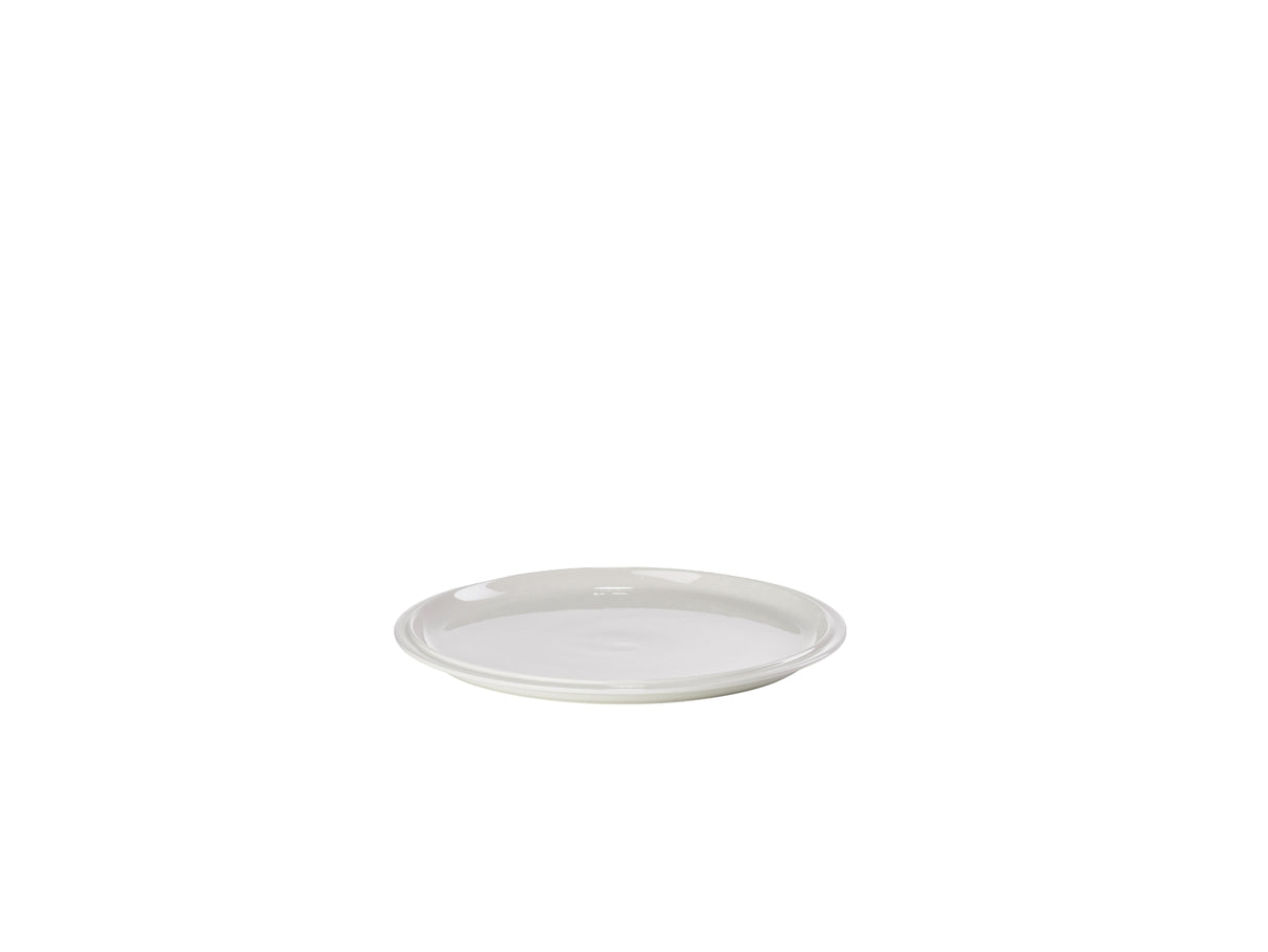 Plate Eau 24 cm Offwhite Porcelain