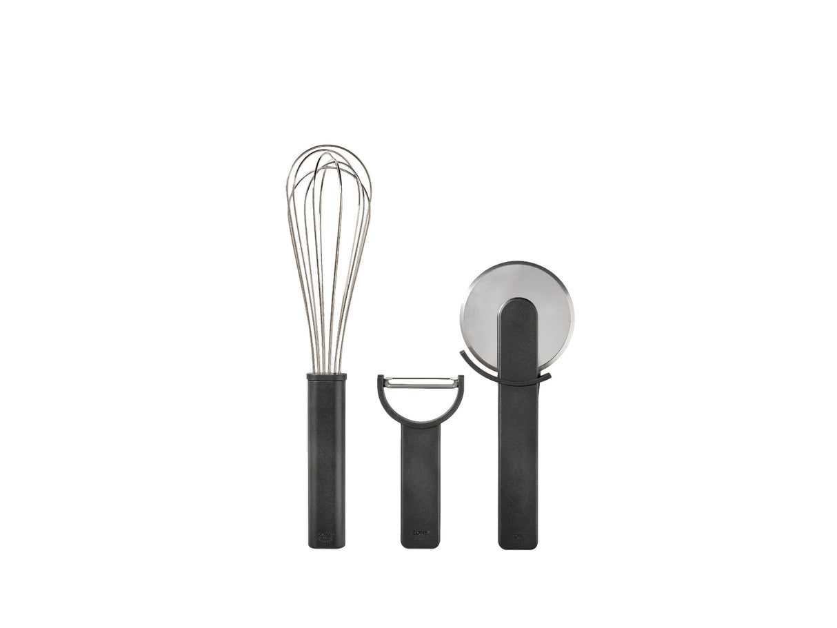 Kitchen utensil set Singles 3 pcs Black