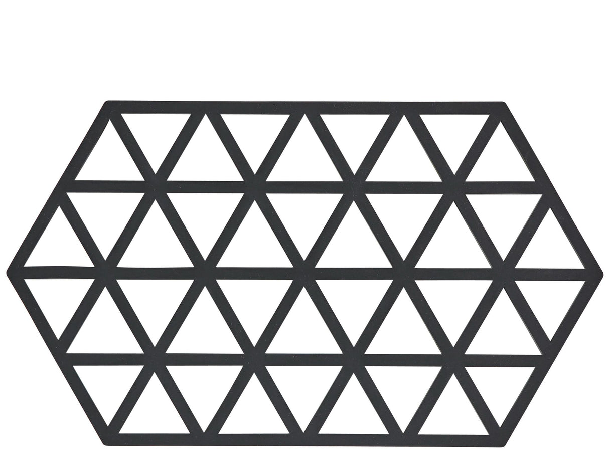 Trivet Triangles Black L24