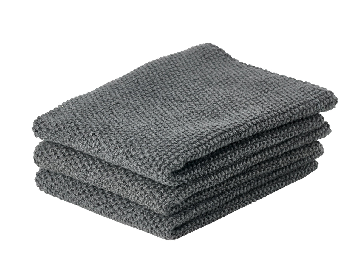 Dish cloth 3 pcs Anthracite