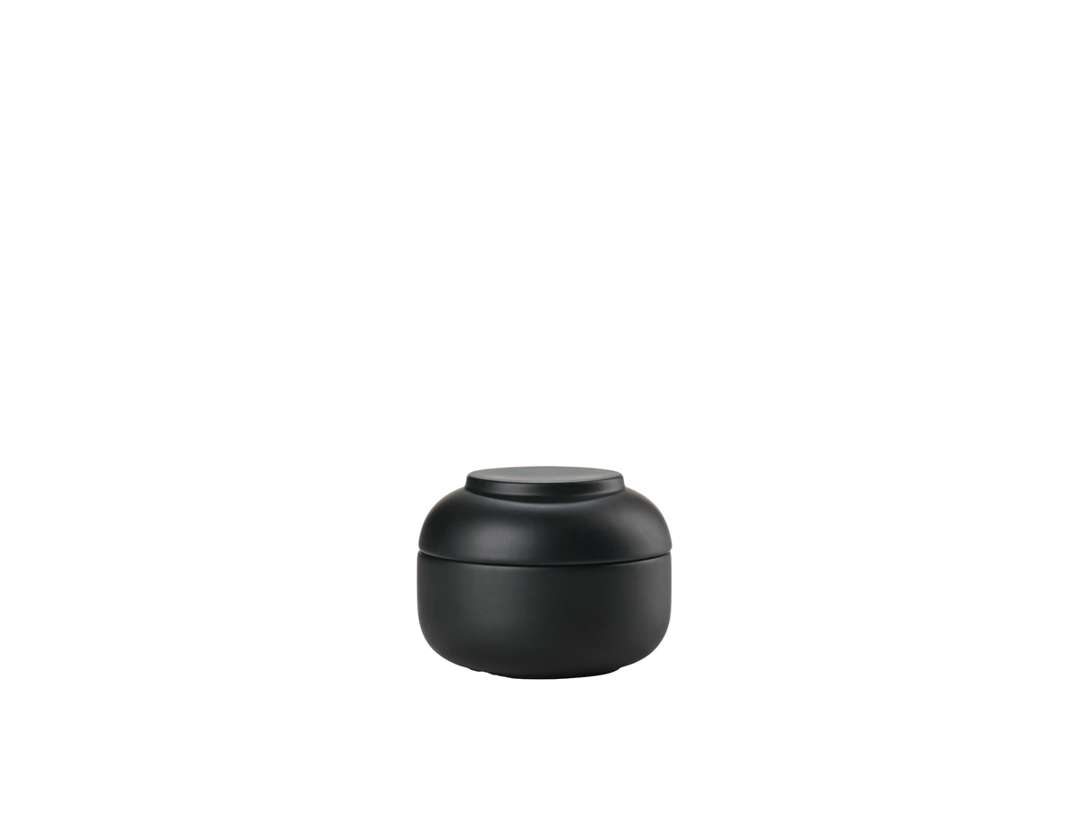 Jar with lid Sensu 10 x 7,5 cm Black