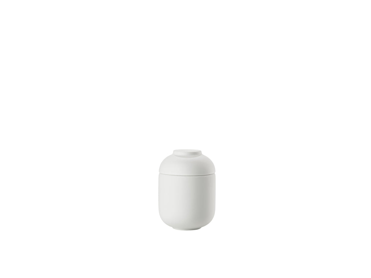 Jar with lid Sensu 6,5 x 9 cm White