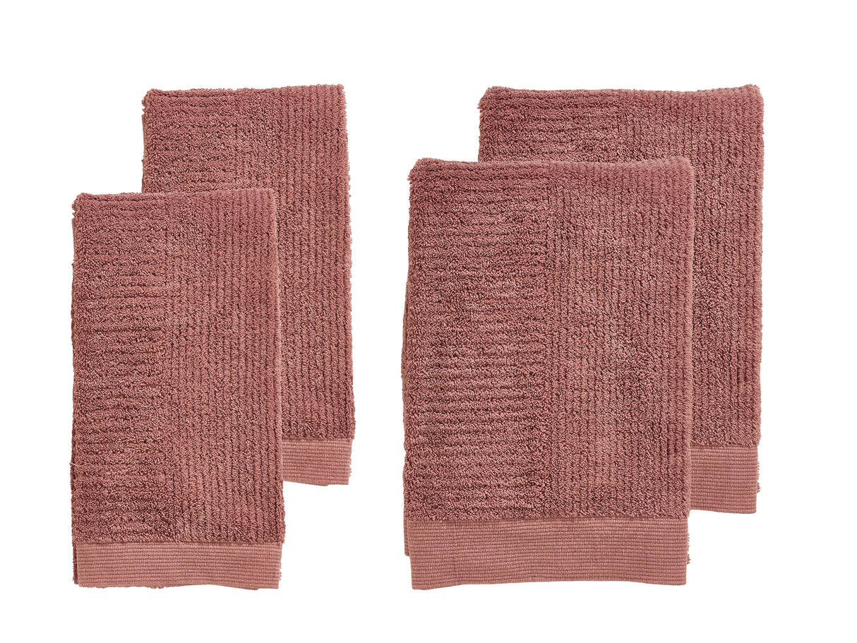Towels Classic 4 pcs Peach Red