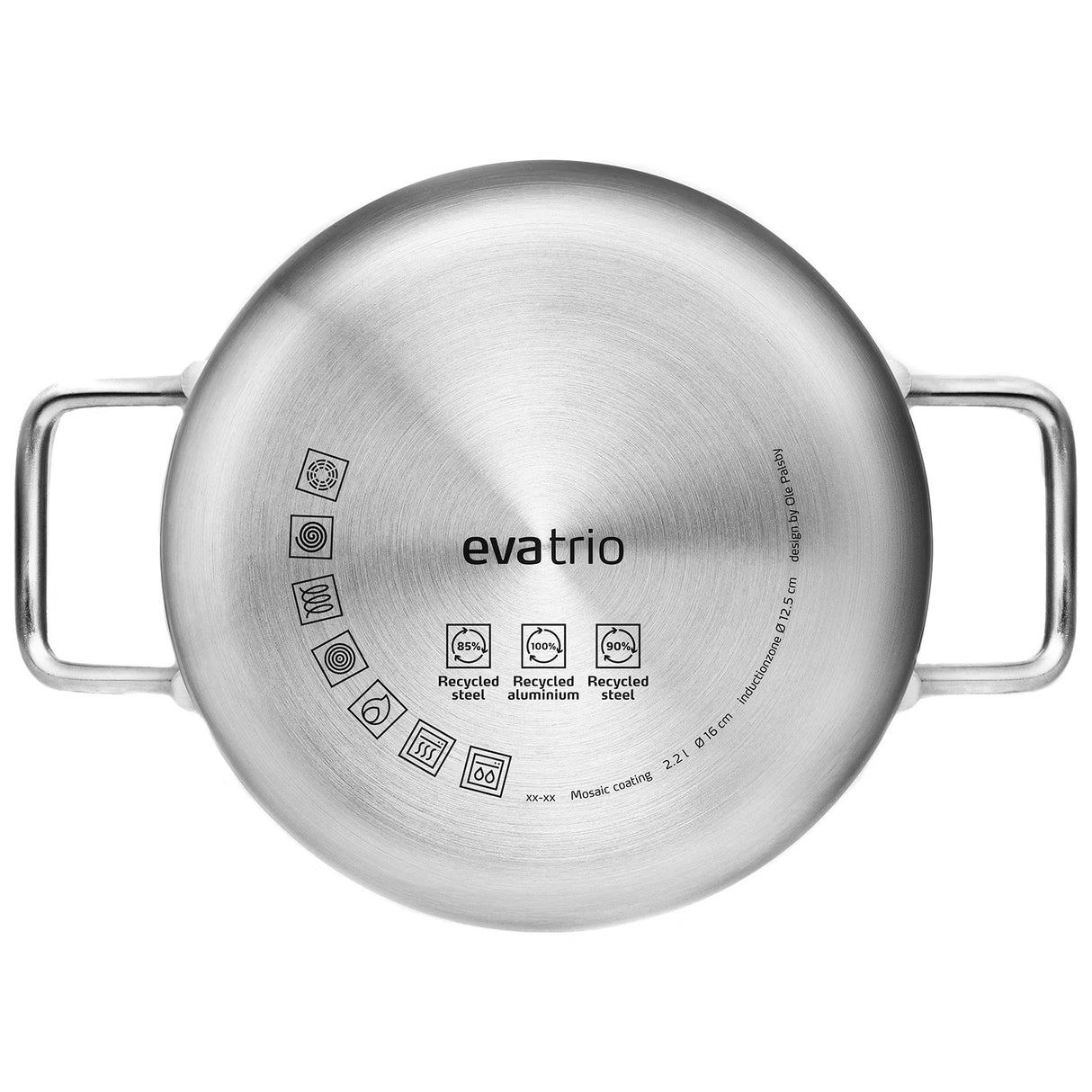 Multi Pot 2.2 l 16 cm Mosaic ceramic Slip-Let® coating