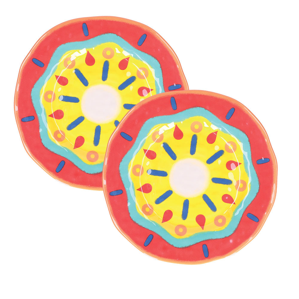 SOLEADO Set 2 Dinner Plates Melamine 27 cm GB