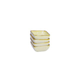 CONCERTO (Ivory) AVORIO Square Tiny Bowl 8 Cm