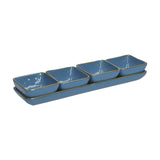 CONCERTO (Blue) BLU AVIO Square Tiny Bowl 8 Cm
