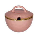CONCERTO (Pink) ROSA ANTICO Sugar Bowl with lid Cap. 250 cc; Ø 11 cm