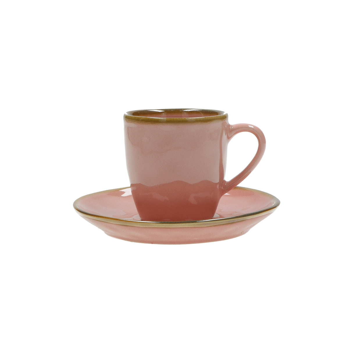 CONCERTO (Pink) ROSA ANTICO Espresso Cup with saucer Cap. 90 cc