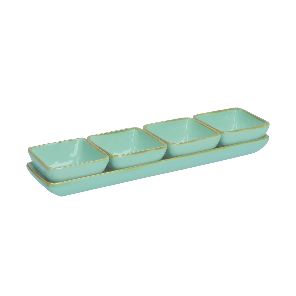 CONCERTO (Tiffany Green) VERDE ACQUA Square Tiny Bowl 8 Cm
